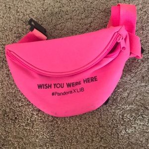 Hot pink pandora fanny pack